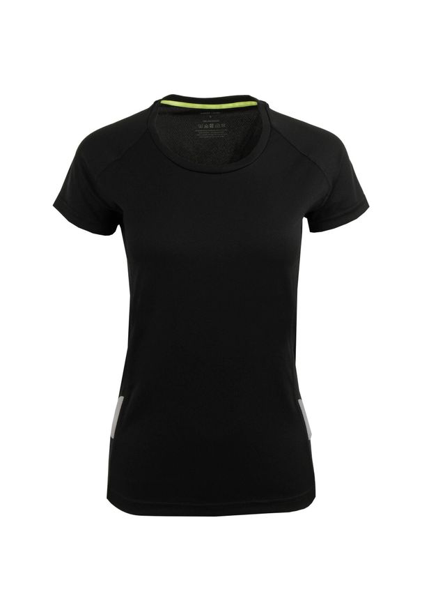 JUMPERS - Damskie Sportowe T-shirt Czarny M - Lekki i Oddychający. Kolor: czarny. Materiał: poliester. Sport: piłka nożna