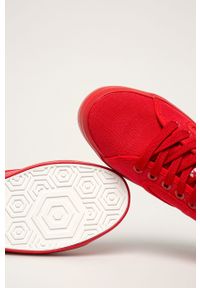 Big-Star - Big Star - Tenisówki. Nosek buta: okrągły. Zapięcie: sznurówki. Kolor: czerwony. Materiał: syntetyk, materiał, guma. Szerokość cholewki: normalna. Obcas: na obcasie. Wysokość obcasa: średni, niski #4