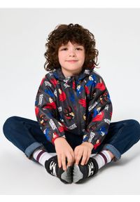 Sinsay - Lekka kurtka z kapturem Sonic the Hedgehog - szary. Typ kołnierza: kaptur. Kolor: szary