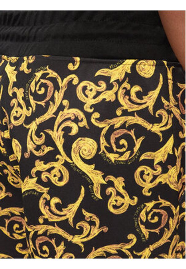 Versace Jeans Couture Szorty sportowe 74GAD3B1 Czarny Relaxed Fit. Kolor: czarny. Materiał: syntetyk. Styl: sportowy