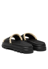 Mou Klapki MU.SW661000N Czarny. Kolor: czarny. Materiał: syntetyk #5