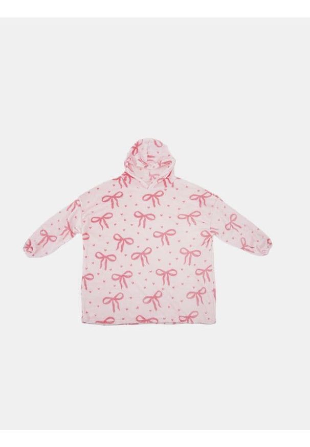 Sinsay - Bluza snuddie - różowy. Kolor: różowy
