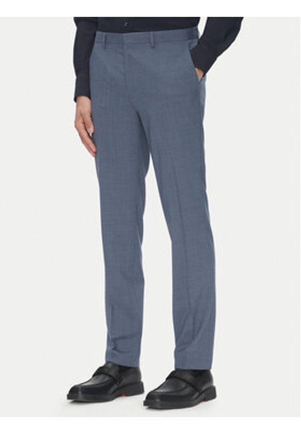 Hugo - HUGO Garnitur Arti-Hesten253X 50545457 Niebieski Extra Slim Fit. Kolor: niebieski. Materiał: syntetyk