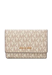 Duży Portfel Damski MICHAEL Michael Kors. Kolor: beżowy