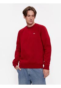 Tommy Jeans Bluza DM0DM09591 Czerwony Regular Fit. Kolor: czerwony. Materiał: bawełna, syntetyk