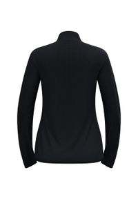 Odlo - Bluza techniczna damska ODLO Zeroweight Warm Mid Layer 1/2 Zip. Kolor: czarny, szary, wielokolorowy. Długość rękawa: długi rękaw