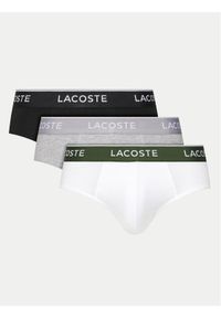 Lacoste Komplet 3 par slipów 8H1293 Kolorowy. Materiał: bawełna. Wzór: kolorowy