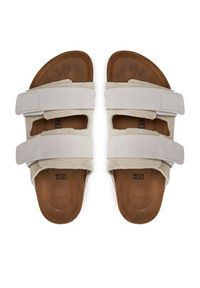 Birkenstock Klapki Uji 1024822 Beżowy. Kolor: beżowy. Materiał: skóra, zamsz #6