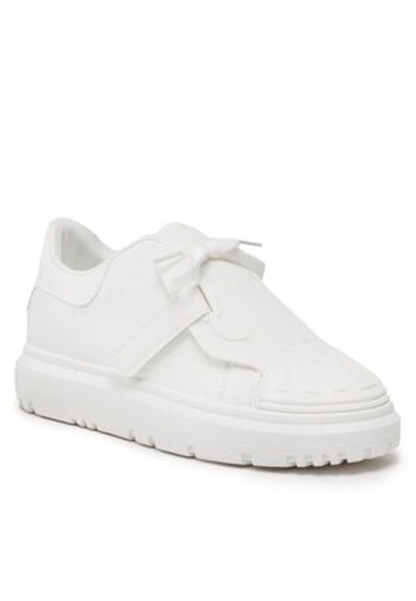 Jenny - JENNY Sneakersy TS5193-01 Biały. Kolor: biały. Materiał: skóra