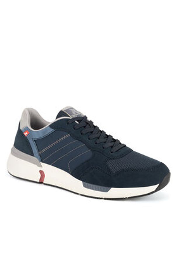 Rieker Revolution Lifestyle Sneakersy U1401-14 Granatowy. Kolor: niebieski. Materiał: zamsz, skóra