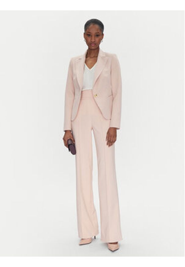 Rinascimento Spodnie materiałowe CFC0122883003 Różowy Regular Fit. Kolor: różowy. Materiał: syntetyk