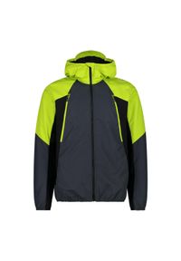 Kurtka męska turystyczna CMP 34Z1887. Kolor: żółty, czarny, wielokolorowy, zielony. Sezon: zima. Sport: narciarstwo #1