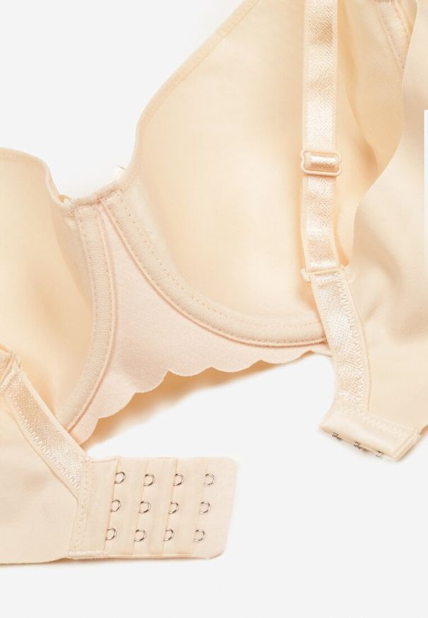 Renee - Jasnobeżowy Biustonosz Oddychający Typu Spacer Namsari. Kolor: beżowy. Materiał: jeans