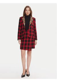 LOLA CASADEMUNT Spódnica mini LF2508003 Czerwony Regular Fit. Kolor: czerwony. Materiał: syntetyk #4