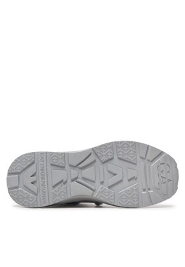 EA7 Emporio Armani Śniegowce X8M002 XK230 U061 Szary. Kolor: szary. Materiał: skóra