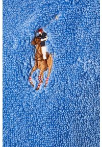 Polo Ralph Lauren - Szlafrok. Typ kołnierza: polo. Kolor: niebieski. Materiał: materiał. Wzór: gładki #2