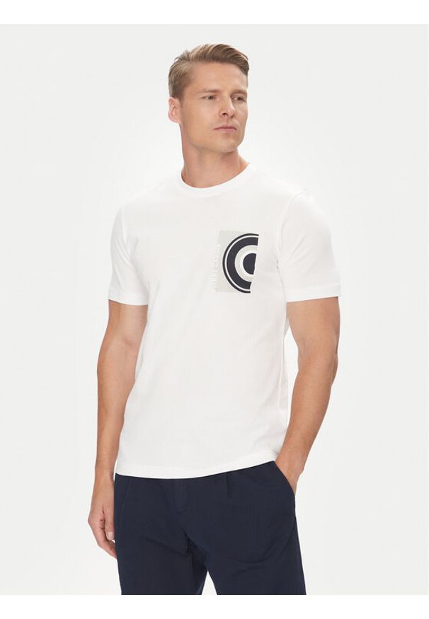 Pierre Cardin T-Shirt C5 21460.2120 Biały Regular Fit. Kolor: biały. Materiał: bawełna