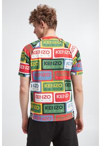 Kenzo - T-shirt męski KENZO. Materiał: tkanina. Długość rękawa: raglanowy rękaw