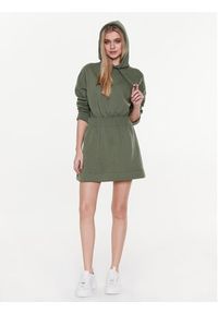 Ba&sh Sukienka dzianinowa Ditsy 1E23DITS Zielony Regular Fit. Kolor: zielony. Materiał: bawełna