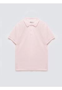 Big-Star - Koszulka męska polo różowa Wladym 601. Okazja: na co dzień. Typ kołnierza: polo. Kolor: różowy. Materiał: dzianina. Wzór: nadruk, jednolity. Styl: casual, klasyczny #5