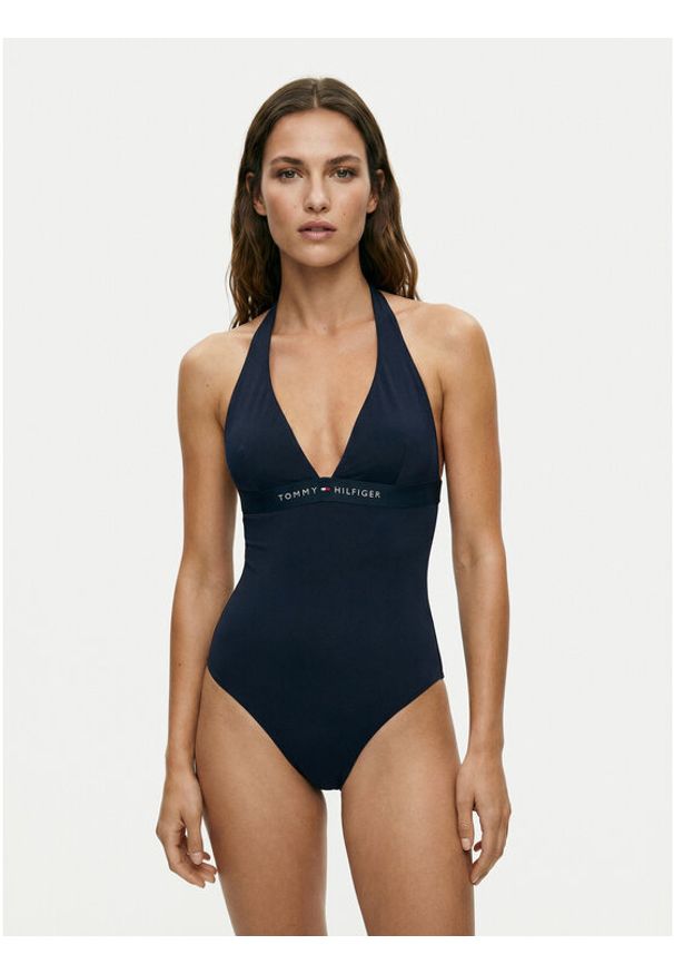 TOMMY HILFIGER - Tommy Hilfiger Strój kąpielowy UW0UW06366 Granatowy. Kolor: niebieski. Materiał: syntetyk