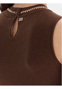 Marciano Guess Sweter 5BGR03 5782Z Brązowy Regular Fit. Kolor: brązowy. Materiał: syntetyk #5