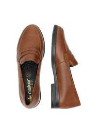 Rieker Lordsy 46260-22 Brązowy. Kolor: brązowy. Materiał: skóra #3