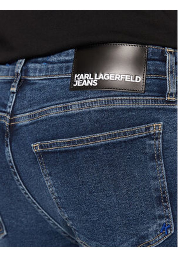 Karl Lagerfeld Jeans Jeansy A1M10005 Granatowy Skinny Fit. Kolor: niebieski