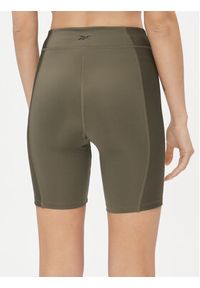 Reebok Szorty sportowe Yoga Performance IM4041 Zielony Tight Fit. Kolor: zielony. Materiał: syntetyk