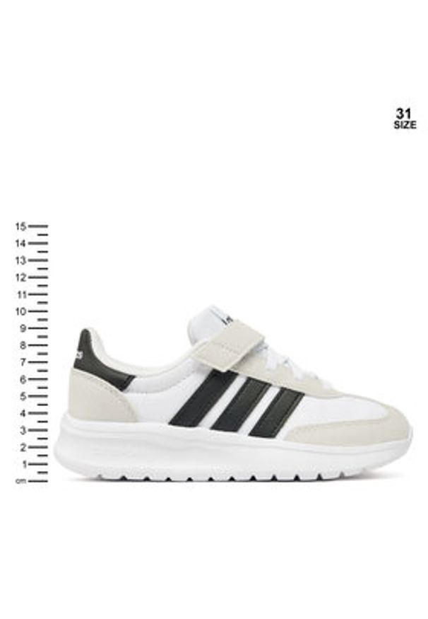 Adidas - adidas Sneakersy Run 70s 2.0 Shoes Kids JI4686 Biały. Kolor: biały. Materiał: materiał. Sport: bieganie
