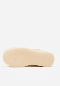 Renee - Szare Sneakersy na Platformie z Cyrkoniami Moonblaze. Kolor: szary. Materiał: jeans. Obcas: na platformie #4