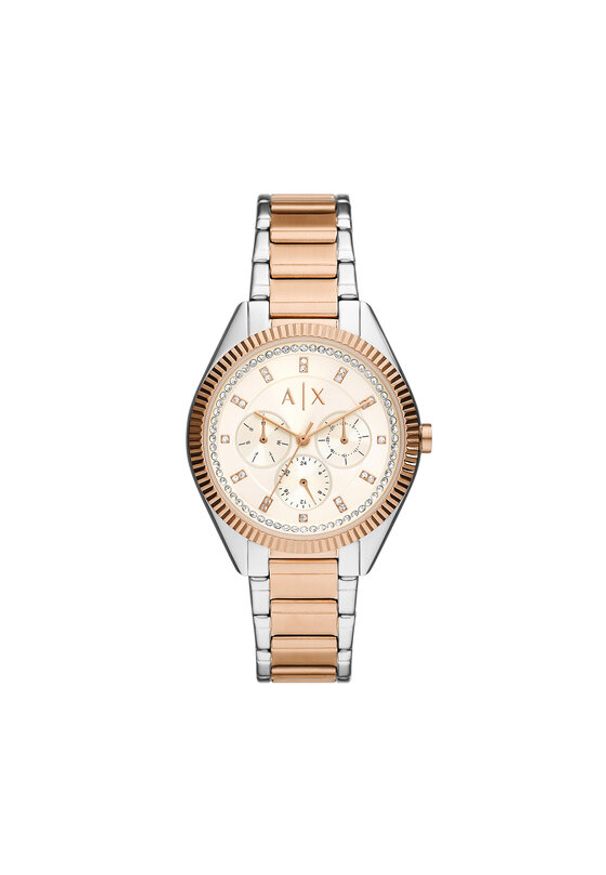 Armani Exchange Zegarek Lady Giacomo AX5662 Złoty. Kolor: złoty
