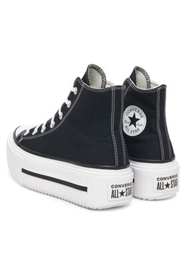 Converse Trampki Chuck Taylor All Star Lift Double Stack A12976C Biały. Kolor: biały. Materiał: materiał