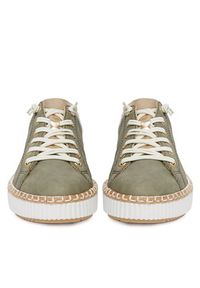 Rieker Sneakersy M2952-52 Khaki. Kolor: brązowy. Materiał: skóra #4