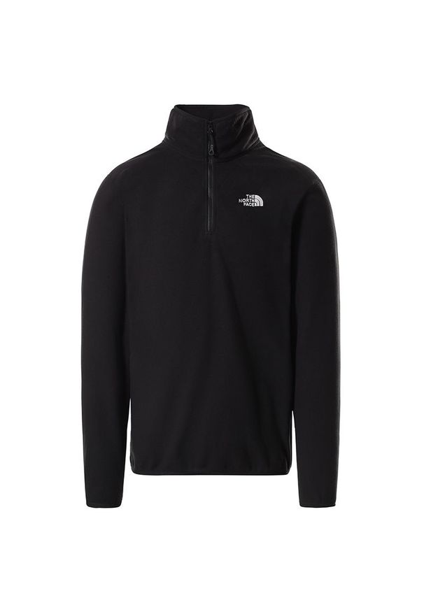 Bluza The North Face Men's Glacier Quarter-Zip Fleece 0A5IHPJK31 - czarna. Kolor: czarny. Materiał: polar, poliester, dzianina. Styl: klasyczny. Sport: turystyka piesza