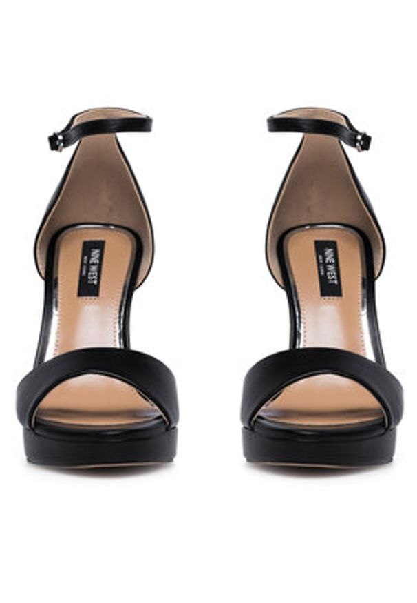 Nine West Sandały WFA2733-2 Czarny. Kolor: czarny. Materiał: syntetyk