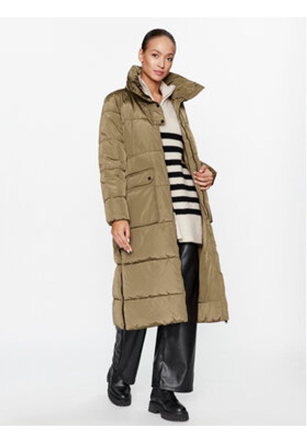 only - ONLY Kurtka zimowa 15294315 Brązowy Regular Fit. Kolor: brązowy. Materiał: syntetyk. Sezon: zima