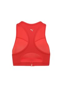 Góra od bikini Puma, racerback, czerwonym. Kolor: czerwony. Materiał: poliester