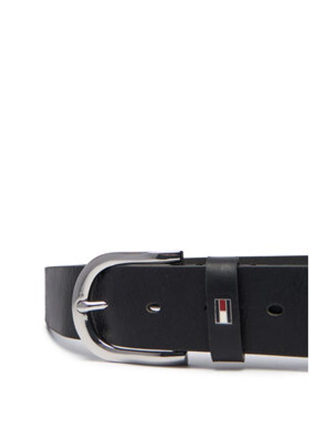 TOMMY HILFIGER - Tommy Hilfiger Pasek Damski New Danny Belt WW0WW11590 Czarny. Kolor: czarny. Materiał: skóra