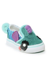 Tenisówki Vans Slip-On V Seah VN0005WNNAX1 Aqua Sky. Zapięcie: bez zapięcia. Kolor: niebieski. Materiał: materiał #1