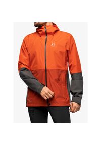 Haglöfs - Kurtka membranowa męska Haglofs Finch Proof Jacket. Kolor: czerwony