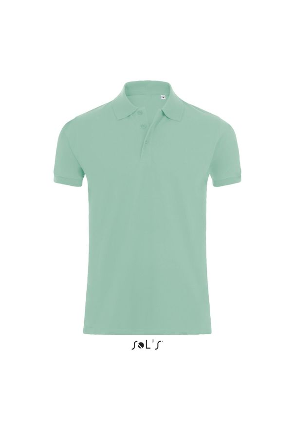SOL'S - Polo Sol's Phoenix. Typ kołnierza: polo. Kolor: zielony