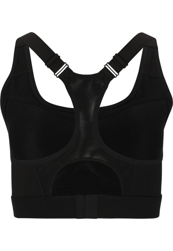 Biustonosz dla kobiet Athlecia Jennie V2. Kolor: czarny. Sport: fitness