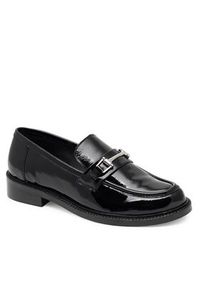 Sergio Bardi Loafersy WI16-A1019-01SB Czarny. Kolor: czarny. Materiał: lakier, skóra