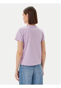 Guess T-Shirt W5GI26 J1314 Fioletowy Regular Fit. Kolor: fioletowy. Materiał: bawełna