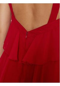 Vero Moda Sukienka wieczorowa Felicia 10295237 Czerwony Slim Fit. Kolor: czerwony. Materiał: syntetyk. Styl: wizytowy #3