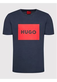 Hugo T-Shirt Dulive222 50467952 Granatowy Regular Fit. Kolor: niebieski. Materiał: bawełna #3