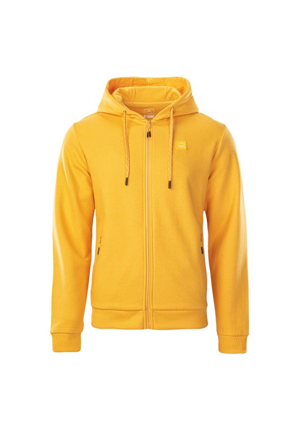 Elbrus - Bluza Rozpinana Męska Reinar. Kolor: żółty. Styl: sportowy