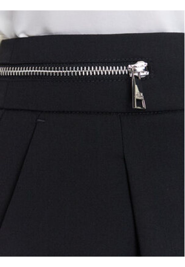 Karl Lagerfeld - KARL LAGERFELD Spodnie materiałowe A3W10099 Czarny Straight Fit. Kolor: czarny. Materiał: syntetyk