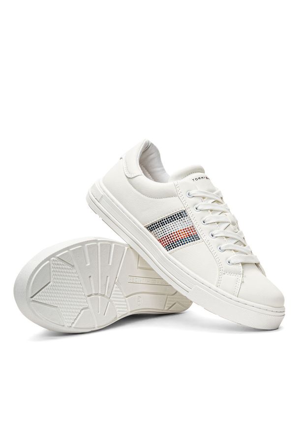 TOMMY HILFIGER - Sneakersy dziecięce białe Tommy Hilfiger T3A4-31167-1286-100. Kolor: biały. Sezon: lato